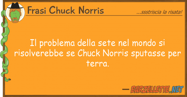 Frasi Chuck Norris problema sete mondo riso