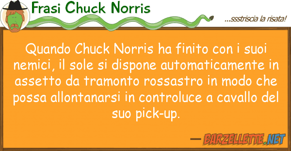 Frasi Chuck Norris quando chuck norris ha finito