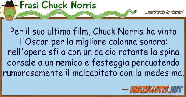 Frasi Chuck Norris ultimo film, chuck norris ha