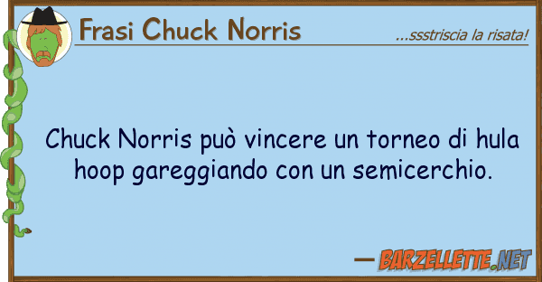 Frasi Chuck Norris chuck norris può vincere torneo h