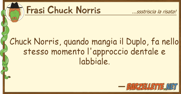 Frasi Chuck Norris chuck norris, quando mangia duplo, fa
