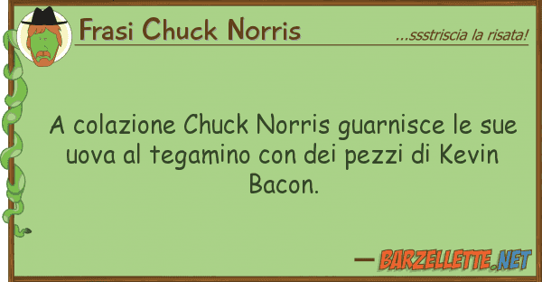 Frasi Chuck Norris colazione chuck norris guarnisce