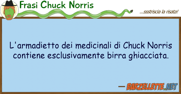 Frasi Chuck Norris l'armadietto medicinali chuck nor