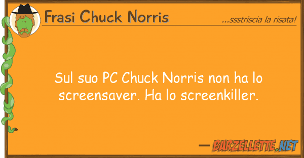 Frasi Chuck Norris pc chuck norris ha screen