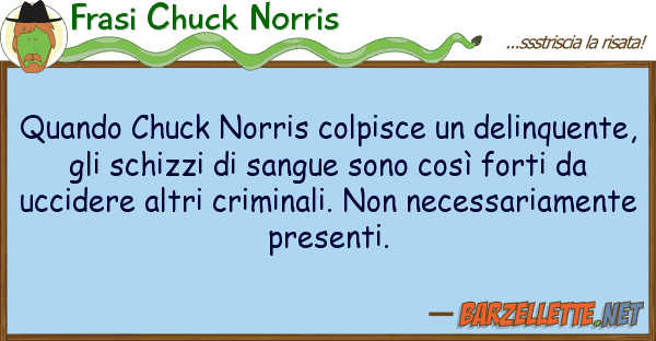 Frasi Chuck Norris quando chuck norris colpisce delinque