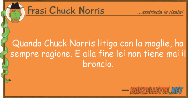 Frasi Chuck Norris quando chuck norris litiga moglie