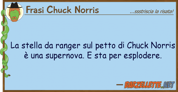 Frasi Chuck Norris stella ranger petto chuck n