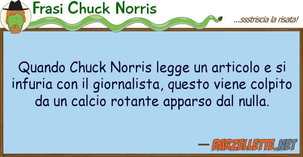 Frasi Chuck Norris quando chuck norris legge articolo