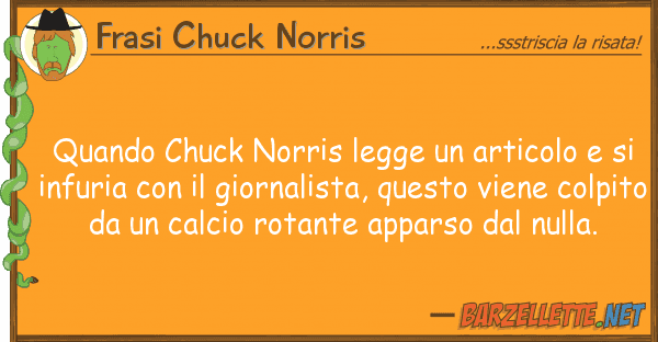Frasi Chuck Norris quando chuck norris legge articolo