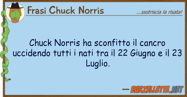 Frasi Chuck Norris chuck norris ha sconfitto cancro ucci