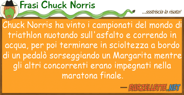 Frasi Chuck Norris chuck norris ha vinto campionati m