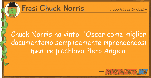 Frasi Chuck Norris chuck norris ha vinto l'oscar migli