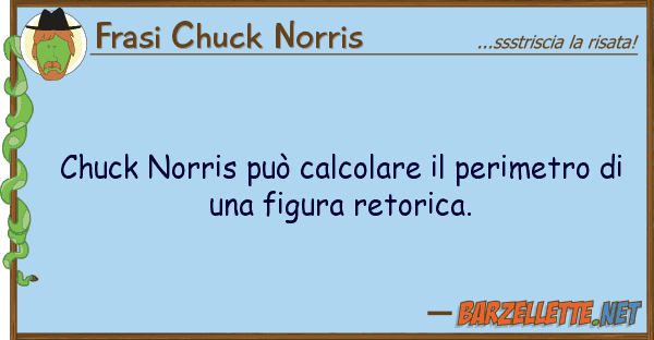 Frasi Chuck Norris chuck norris può calcolare perimetro