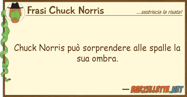 Frasi Chuck Norris chuck norris può sorprendere spall