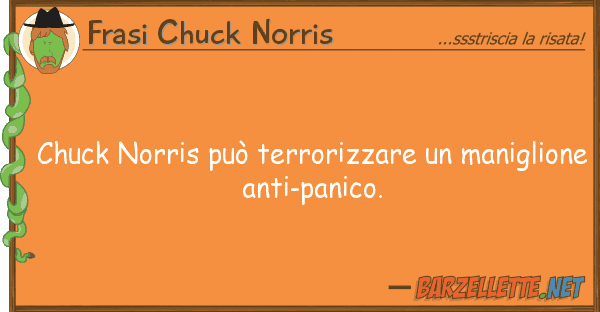 Frasi Chuck Norris chuck norris può terrorizzare manigl