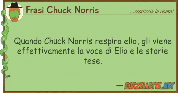 Frasi Chuck Norris quando chuck norris respira elio,