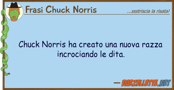 Frasi Chuck Norris chuck norris ha creato nuova razza
