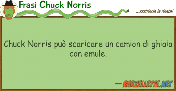 Frasi Chuck Norris chuck norris può scaricare camion