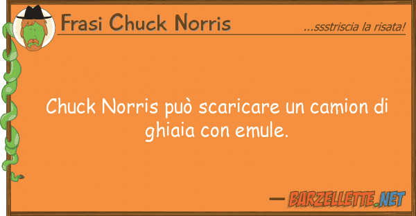 Frasi Chuck Norris chuck norris può scaricare camion