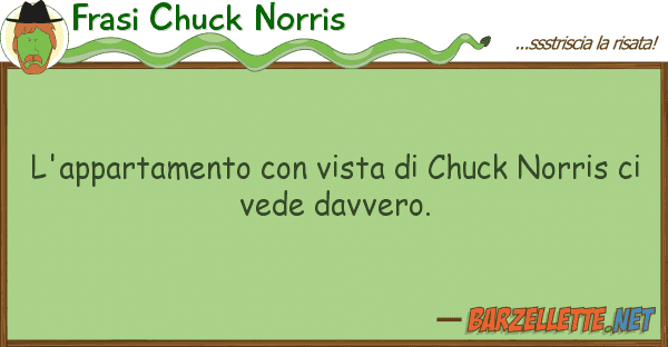 Frasi Chuck Norris l'appartamento vista chuck norris