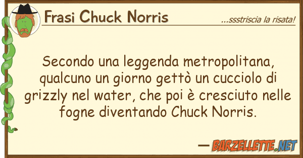 Frasi Chuck Norris secondo leggenda metropolitana, qual