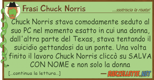 Frasi Chuck Norris chuck norris stava comodamente seduto