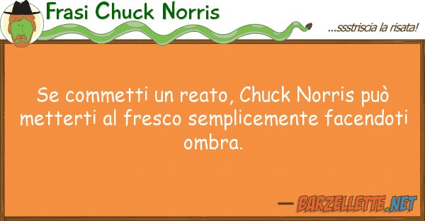 Frasi Chuck Norris commetti reato, chuck norris può
