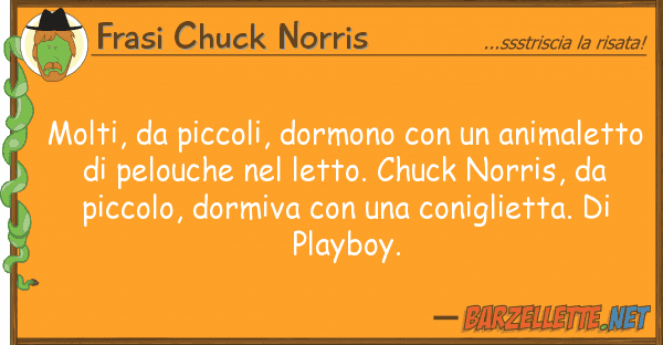 Frasi Chuck Norris molti, piccoli, dormono animal