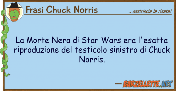 Frasi Chuck Norris morte nera star wars era l'esatta