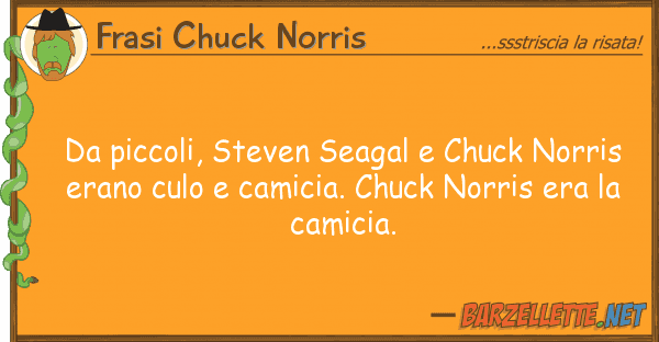 Frasi Chuck Norris piccoli, steven seagal chuck norris