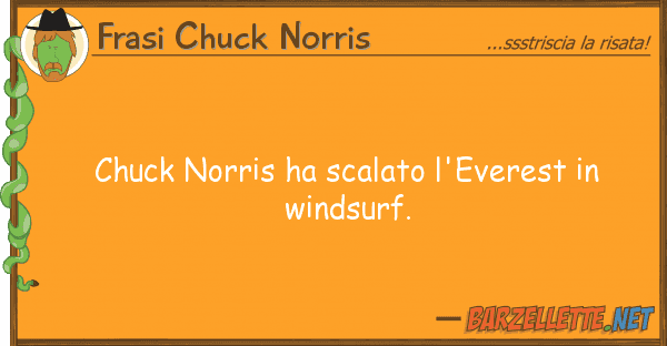 Frasi Chuck Norris chuck norris ha scalato l'everest win