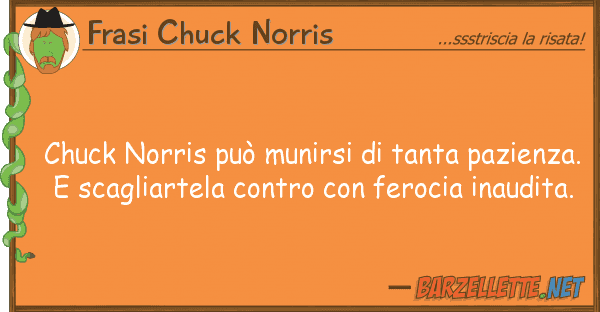 Frasi Chuck Norris chuck norris può munirsi tanta pazie