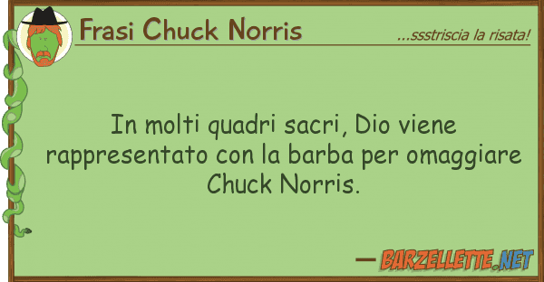 Frasi Chuck Norris molti quadri sacri, dio viene rappres