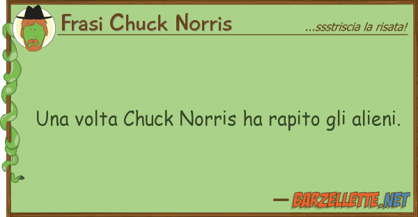 Frasi Chuck Norris volta chuck norris ha rapito ali