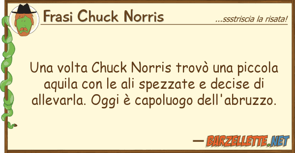 Frasi Chuck Norris volta chuck norris trovò piccol