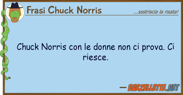 Frasi Chuck Norris chuck norris donne prova.