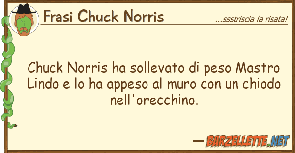 Frasi Chuck Norris chuck norris ha sollevato peso mastro