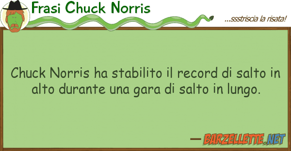 Frasi Chuck Norris chuck norris ha stabilito record s
