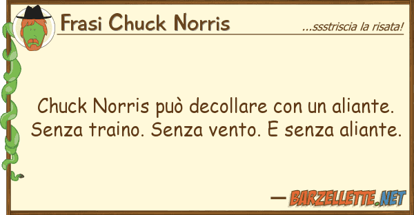 Frasi Chuck Norris chuck norris può decollare alian