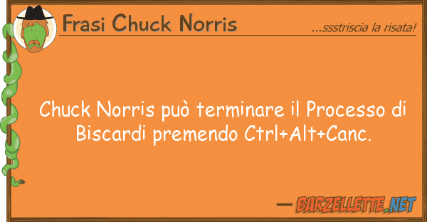 Frasi Chuck Norris chuck norris può terminare processo