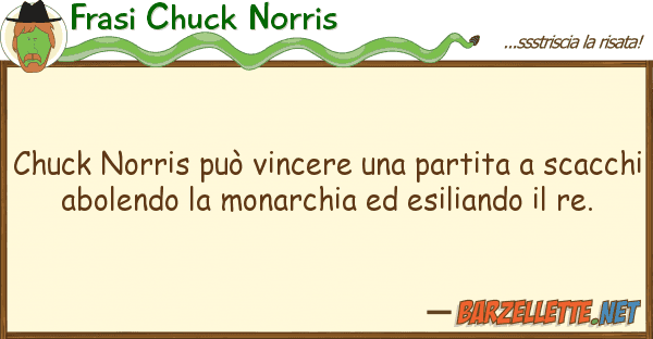 Frasi Chuck Norris chuck norris può vincere partita