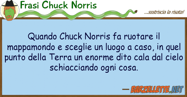 Frasi Chuck Norris quando chuck norris fa ruotare mappam