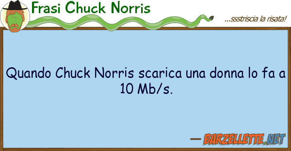 Frasi Chuck Norris quando chuck norris scarica donna