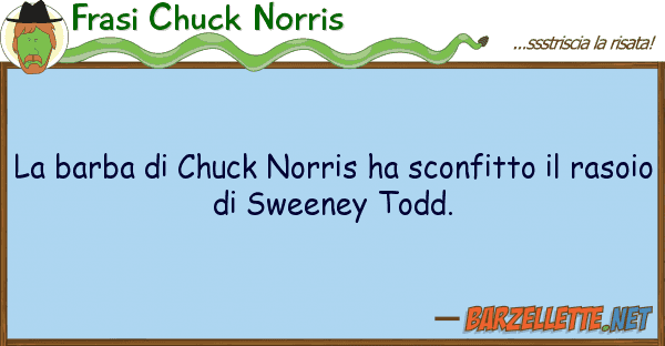 Frasi Chuck Norris barba chuck norris ha sconfitto