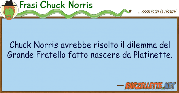 Frasi Chuck Norris chuck norris avrebbe risolto dilemma