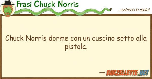 Frasi Chuck Norris chuck norris dorme cuscino sotto