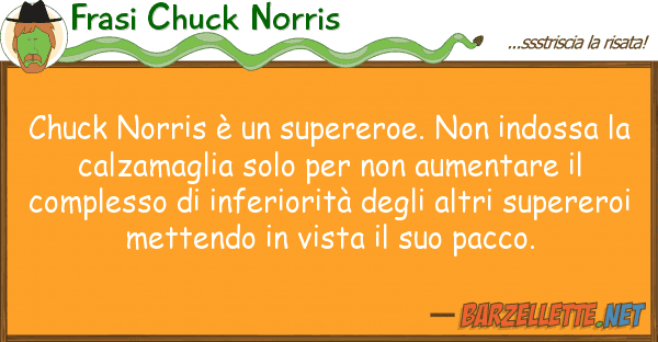 Frasi Chuck Norris chuck norris è supereroe. indoss