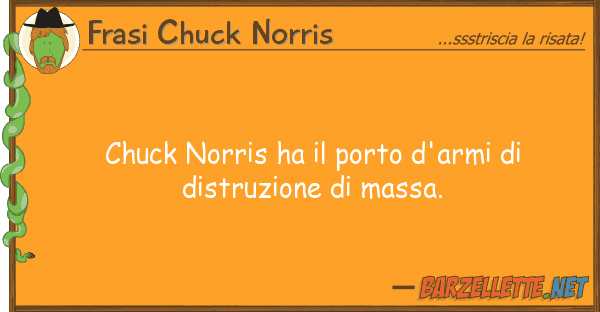 Frasi Chuck Norris chuck norris ha porto d'armi distr