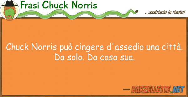 Frasi Chuck Norris chuck norris può cingere d'assedio