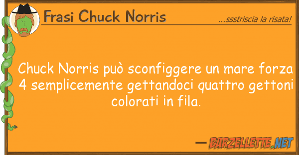 Frasi Chuck Norris chuck norris può sconfiggere mare fo